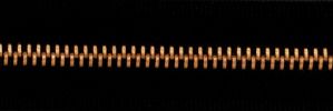 #5 Euro-inspired Moyenne High-polished Rose Copper Zipper Chain
