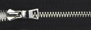 #5 Euro-inspired Moyenne Shiny Nickel Zipper