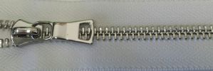 #5 Euro-inspired Moyenne Shiny Nickel Zipper