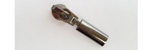 #5 Oval Solid Drop Non-lock Slider with Pull - M418 for Euro Coil