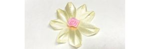 Satin 8 Petals Flower